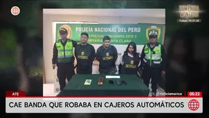 Cae banda que robaba en cajeros automáticos. Foto y video: Unidad de investigación