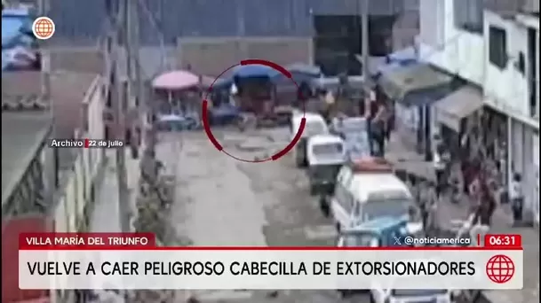 Capturan en VMT a extorsionador recién liberado de prisión/ América Noticias