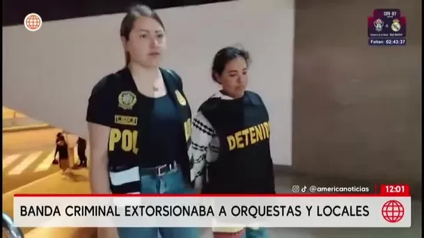 Cae cabecilla de la banda Terror de la Timba: Extorsionaba a orquestas y locales. Foto: América Noticias Cae cabecilla de la banda Terror de la Timba: Extorsionaba a orquestas y locales. Foto: América Noticias