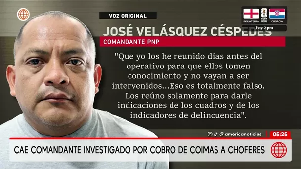 Cae comandante investigado por cobro de coimas a choferes. Foto: Unidad de investigación Cae comandante investigado por cobro de coimas a choferes. Foto: Unidad de investigación