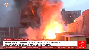 Cae cuarto edificio en incendio que lleva más de 36 horas. Foto y video: América Noticias