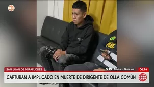 Capturan a implicado en crimen de dirigente de olla común en San Juan de Miraflores. Foto y video: América Noticias