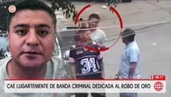 Cae lugarteniente de banda criminal dedicada al robo de oro