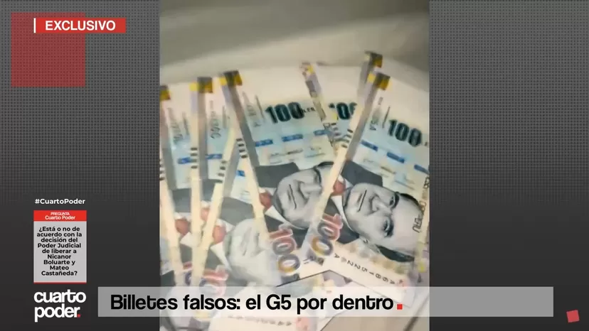 Cae mafia dedicada a la fabricación y venta de billetes falsos 'G5'
