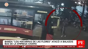 Cae ‘Los Matarifes de Las Flores’ tras ataque a bus 'La Chama'. Foto y video: América TV