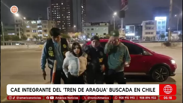Cae en Lima mujer integrante del Tren de Aragua buscada por secuestro en Chile. Foto: América Noticias Cae en Lima mujer integrante del Tren de Aragua buscada por secuestro en Chile. Foto: América Noticias