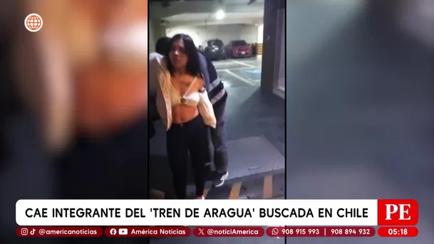 Cae en Lima mujer integrante del Tren de Aragua buscada por secuestro en Chile. Foto: América Noticias Cae en Lima mujer integrante del Tren de Aragua buscada por secuestro en Chile. Foto: América Noticias