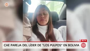 Cae pareja del líder de Los Pulpos en Bolivia. Foto y video: América Noticias