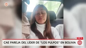 Cae pareja del líder de Los Pulpos en Bolivia. Foto y video: América Noticias