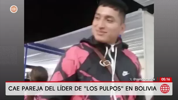 Cae pareja del líder de Los Pulpos en Bolivia. Foto: América Noticias