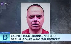 Cae peligroso criminal prófugo de Challapalca, alias 'Mil nombres' - Noticias de challapalca
