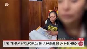 Cae pepera involucrada en la muerte de un ingeniero en Miraflores. Foto y video: Unidad de investigación