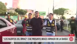 Cae presunto complice de la organización 'Los Injertos del Rímac'/ América Noticias