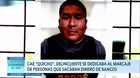 Cae Quicho: Delincuente se dedicaba al marcaje de personas