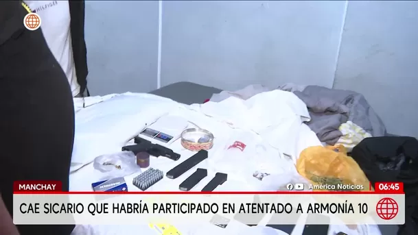 Cae sospechoso de ataque contra Armonía 10 en Manchay. Foto: América Noticias Cae sospechoso de ataque contra Armonía 10 en Manchay. Foto: América Noticias