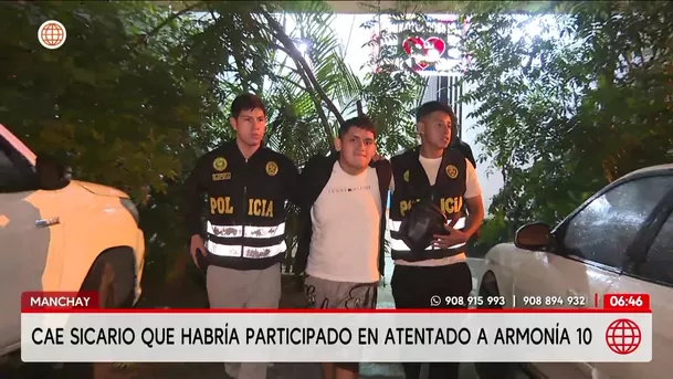 Cae sospechoso de ataque contra Armonía 10 en Manchay. Foto: América Noticias Cae sospechoso de ataque contra Armonía 10 en Manchay. Foto: América Noticias
