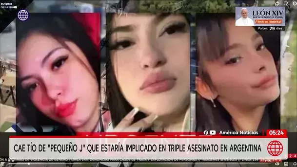 Cae tío de alias Pequeño J que estaría implicado en triple asesinato en Argentina. Foto: América Noticias Cae tío de alias Pequeño J que estaría implicado en triple asesinato en Argentina. Foto: América Noticias