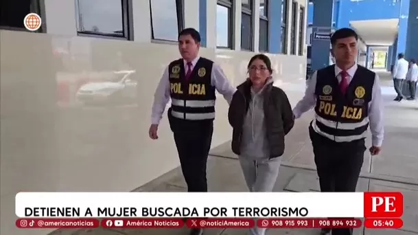 Cae en Tumbes mujer buscada por terrorismo desde 1991. Foto: América Noticias