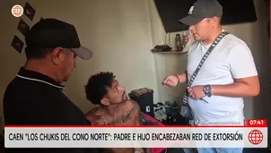 La caída de “Los Chukys del Cono Norte” evidencia la estructura organizada /  Video: América Noticias