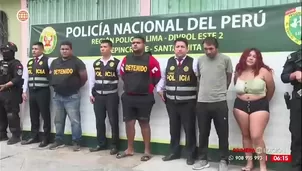 Caen cuatro extorsionadores del Clan del Norte en Santa Anita/ América Noticias