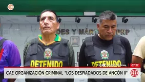 Caen Los Despiadados de Ancón II por extorsión a transportistas. Foto y video: AN