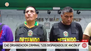 Caen Los Despiadados de Ancón II por extorsión a transportistas. Foto y video: AN