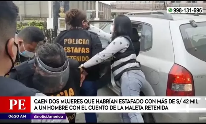 Caen dos mujeres que estafaban con el cuento de la maleta retenida
