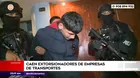 Caen extorsionadores de empresas de transporte público