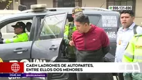 Detienen a ladrones de autopartes. América Noticias