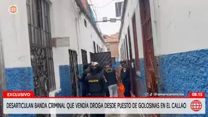 Los detenidos fueron llevados al Depandro del Callao / Video: América Noticias
