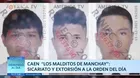 Caen Los malditos de Manchay: Sicariato y extorsión a la orden del día