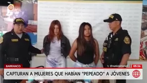 Caen peperas que asaltaron a jóvenes en Barranco. Foto y video: América Noticias