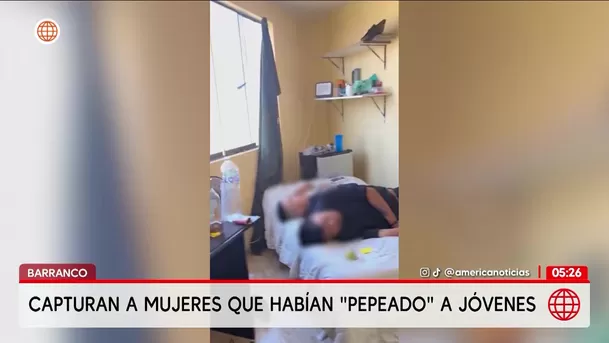 Caen peperas que asaltaron a jóvenes en Barranco. Foto: América Noticias