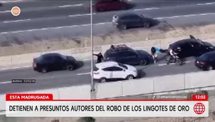 Caen sospechosos de robo de lingotes de oro en megaoperativo. Foto y video: América Noticias