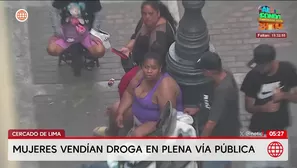 Caen Las Teletubbies por venta de droga en el Cercado de Lima. Foto y video: América Noticias