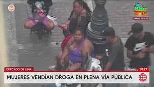 Caen Las Teletubbies por venta de droga en el Cercado de Lima. Foto y video: América Noticias