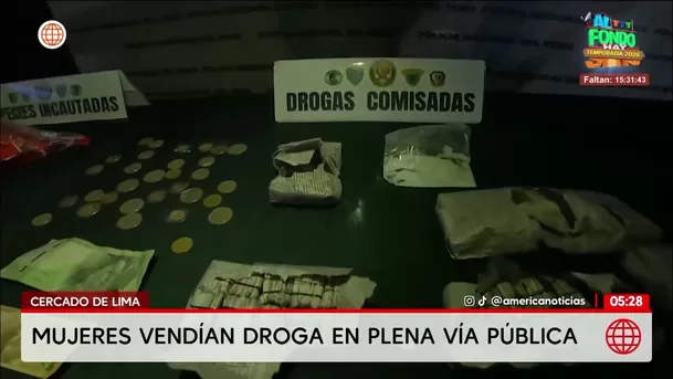 Caen Las Teletubbies por venta de droga en el Cercado de Lima. Foto: América Noticias Caen Las Teletubbies por venta de droga en el Cercado de Lima. Foto: América Noticias