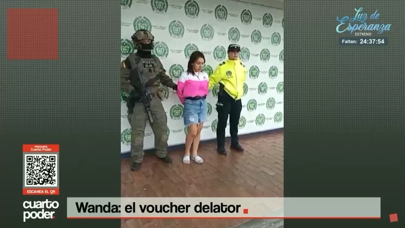 La caída de Wanda: Voucher hallado por la PNP ayudó a dar con su paradero en Colombia