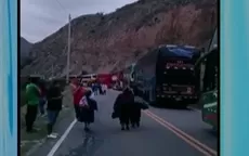 Cajamarca: Manifestantes bloquean carretera de salida a la costa - Noticias de Policía Nacional del Perú