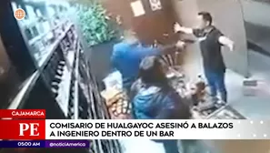 Asesinato en Cajamarca. Foto y video: América Noticias