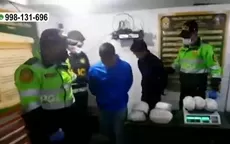Cajamarca: lanzan mochila con droga para evitar detención  - Noticias de policia-nacional-peru