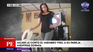 Mujer agredió a su pareja en Cajamarca. Foto y video: América Noticias