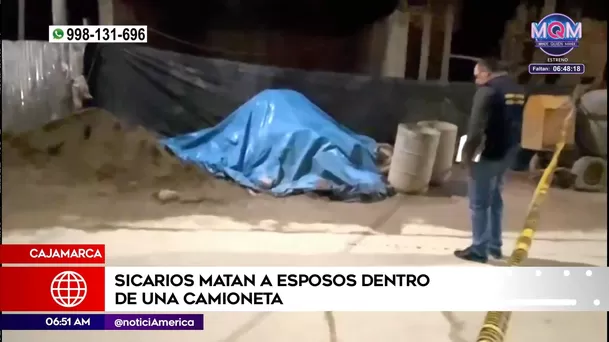 Doble crimen en Cajamarca. Foto: América Noticias