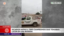 Triple asesinato en Cajamarca. Foto y video: América Noticias