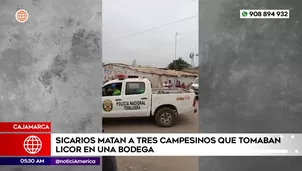 Triple asesinato en Cajamarca. Foto y video: América Noticias