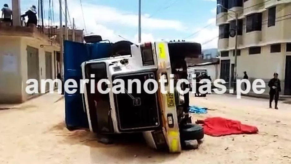 El accidente alarmó a la población. Foto: América Noticias