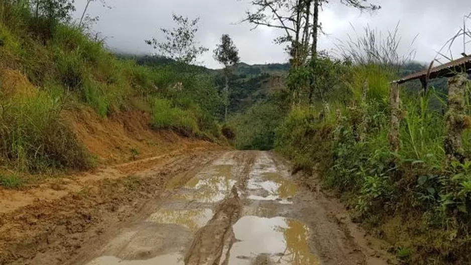 En el sector se produjo la pérdida de plataforma. Foto referencial: Sócota en línea 