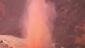 Cálidda suspende gas en SJL, Lurigancho y San Antonio por fuga. Foto y video: Canal N/Andina