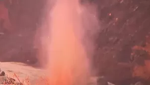 Cálidda suspende gas en SJL, Lurigancho y San Antonio por fuga. Foto y video: Canal N/Andina