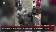 Callao: acribillan a padre tras dejar a sus hijos en el colegio